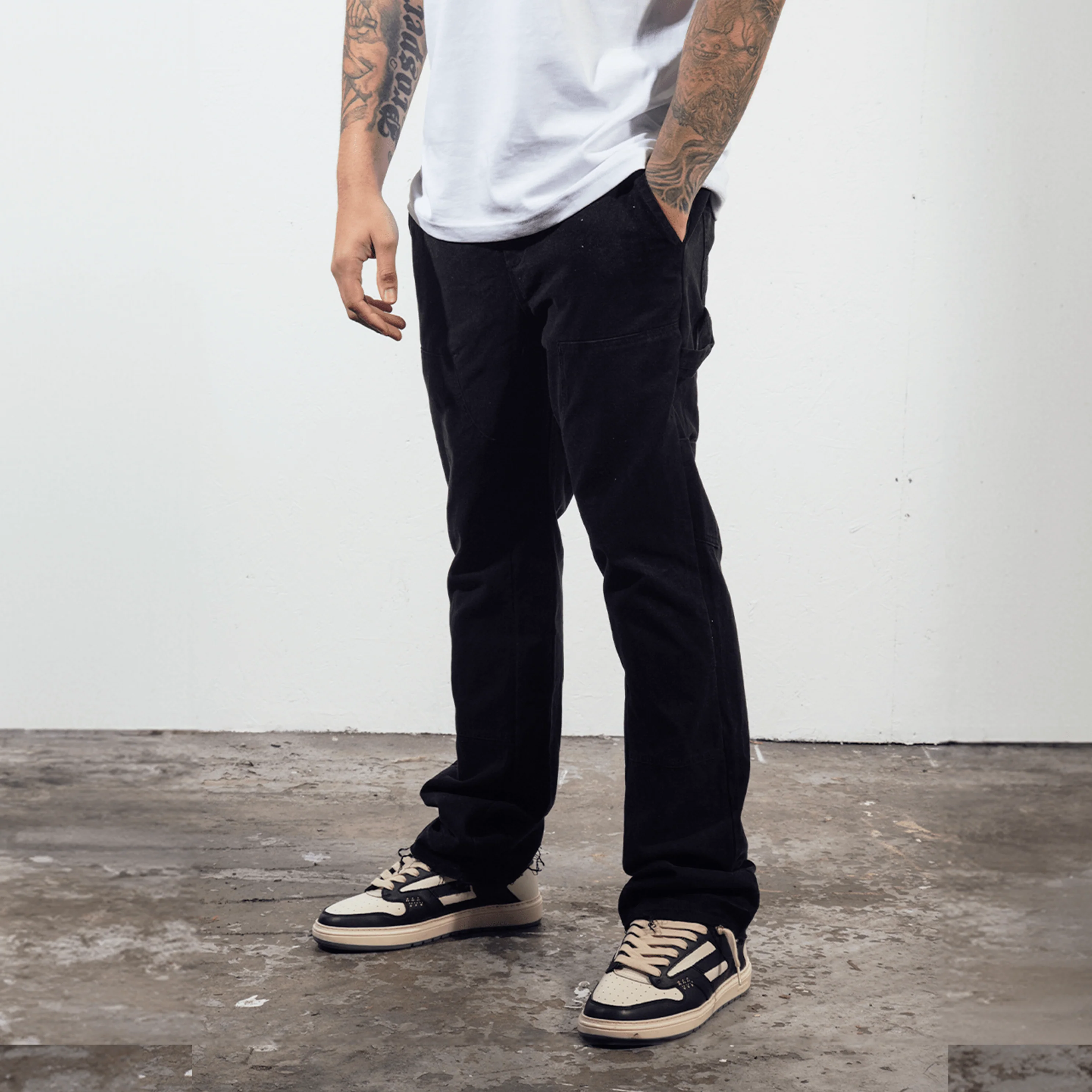 Black Carpenter Cargos